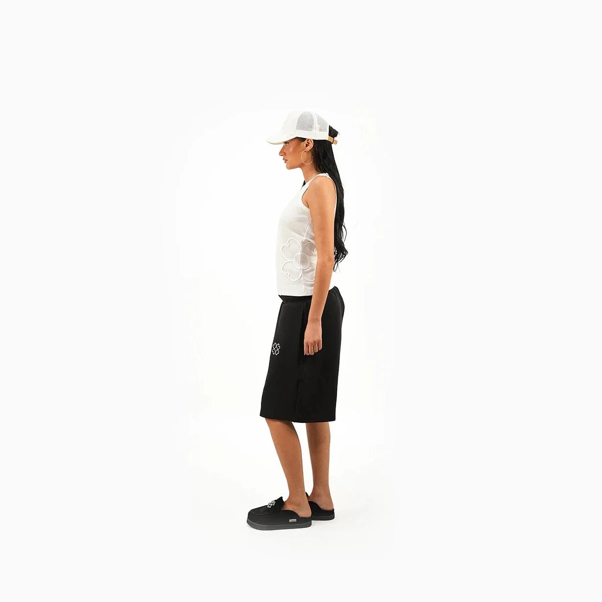 TOROM - Essential Clover Tank Top - White