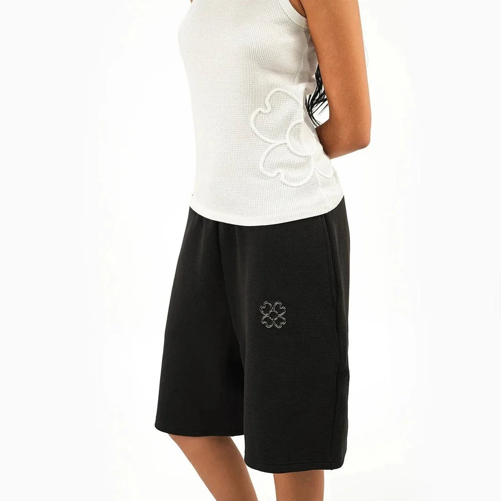 TOROM - Essential Clover Tank Top - White